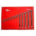V-8 Tools Wre Set Combo 14Pc 3/8 - 1-1/4 9414